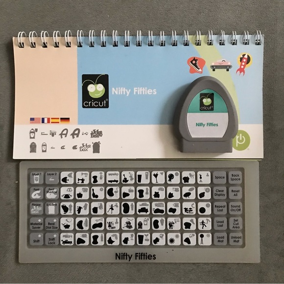 Cricut NIFTY FIFTIES shapes - Picture 1 of 10
